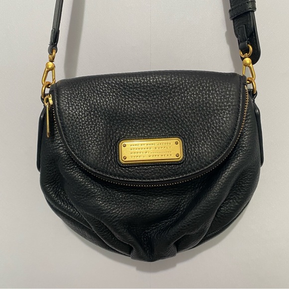 Marc by Marc Jacobs Natasha Crossbody Bag Leather Adjustable Strap - Picture 2 of 9